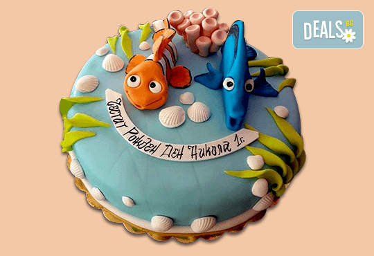 За най-малките! Детска торта с Мечо Пух, Смърфовете, Спондж Боб и други герои от Сладкарница Джорджо Джани - Снимка 45