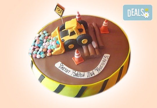 За момчета! Детска 3D торта за момчета с коли и герои от филмчета с ръчно моделирана декорация от Сладкарница Джорджо Джани - Снимка 60