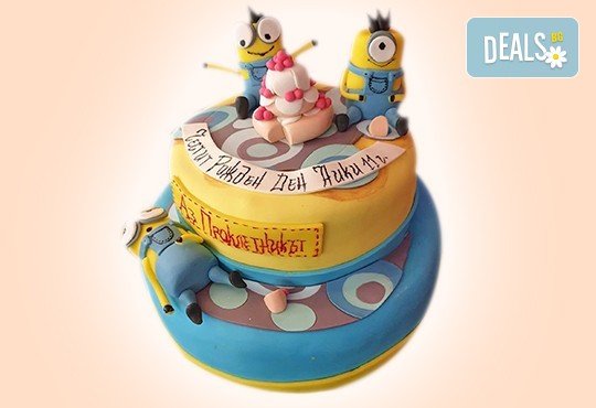 За момчета! Детска 3D торта за момчета с коли и герои от филмчета с ръчно моделирана декорация от Сладкарница Джорджо Джани - Снимка 79