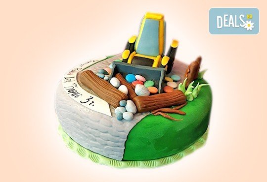 За момчета! Детска 3D торта за момчета с коли и герои от филмчета с ръчно моделирана декорация от Сладкарница Джорджо Джани - Снимка 61