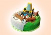 За момчета! Детска 3D торта за момчета с коли и герои от филмчета с ръчно моделирана декорация от Сладкарница Джорджо Джани - thumb 61