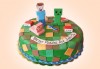 За момчета! Детска 3D торта за момчета с коли и герои от филмчета с ръчно моделирана декорация от Сладкарница Джорджо Джани - thumb1 2