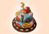 За момчета! Детска 3D торта за момчета с коли и герои от филмчета с ръчно моделирана декорация от Сладкарница Джорджо Джани - thumb 13