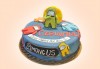 За момчета! Детска 3D торта за момчета с коли и герои от филмчета с ръчно моделирана декорация от Сладкарница Джорджо Джани - thumb 5