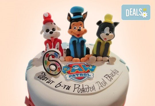 За момчета! Детска 3D торта за момчета с коли и герои от филмчета с ръчно моделирана декорация от Сладкарница Джорджо Джани - Снимка 27