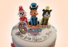 За момчета! Детска 3D торта за момчета с коли и герои от филмчета с ръчно моделирана декорация от Сладкарница Джорджо Джани - thumb 27
