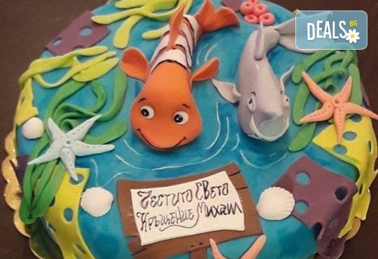 За момчета! Детска 3D торта за момчета с коли и герои от филмчета с ръчно моделирана декорация от Сладкарница Джорджо Джани - Снимка 49