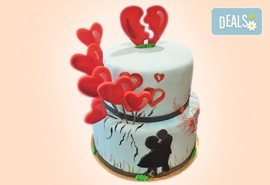 Смърфове, Миньони & Brawl stars! Голяма детска 3D торта 37 ПАРЧЕТА с фигурална ръчно изработена декорация от Сладкарница Джорджо Джани - Снимка 5