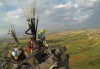 Адреналин! Тандемен полет с двуместен моторен парапланер близо до София и HD видеозаснемане от клуб Vertical Dimension - thumb 6