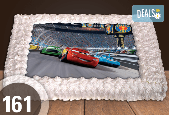 Голяма детска торта 20, 25 или 30 парчета със снимка на любим герой от Сладкарница Джорджо Джани - Снимка 64