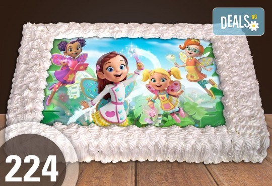 Голяма детска торта 20, 25 или 30 парчета със снимка на любим герой от Сладкарница Джорджо Джани - Снимка 14