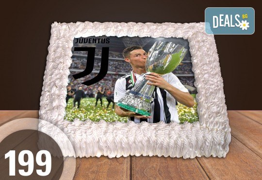 За феновете на спорта! Торта със снимка за почитателите на футбола или други спортове от Сладкарница Джорджо Джани - Снимка 3