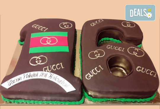 С цифри! Изкушаващо вкусна бутикова АРТ торта с цифри и размер по избор от Сладкарница Джорджо Джани - Снимка 6