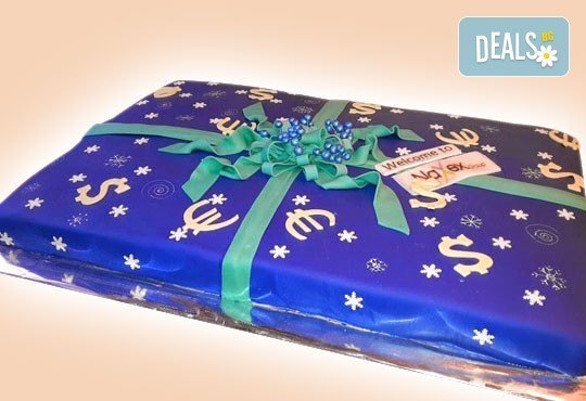 С Вашия бранд! Фирмена торта с лого и индивидуален дизайн от Сладкарница Джорджо Джани - Снимка 13