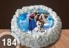 Детска торта с 12 парчета с крем и какаови блатове + детска снимка или снимка на клиента, от Сладкарница Джорджо Джани - thumb 26