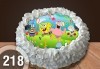 Детска торта с 12 парчета с крем и какаови блатове + детска снимка или снимка на клиента, от Сладкарница Джорджо Джани - thumb 37