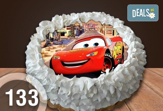 Детска торта с 12 парчета с крем и какаови блатове + детска снимка или снимка на клиента, от Сладкарница Джорджо Джани - Снимка 19