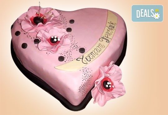 AMORE! Подарете Торта Сърце по дизайн на Сладкарница Джорджо Джани - Снимка 5