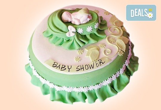 Честито бебе! Торта за изписване от родилния дом, за 1-ви рожден ден или за прощъпулник от Сладкарница Джорджо Джани - Снимка 7