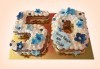 Винтидж торта с 3D цифри и размер по избор от Сладкарница Джорджо Джани - thumb 2