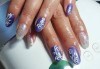Приказен маникюр с декорации! Дълготраен маникюр с гел лак BlueSky или Shellac + две рисувани декорации в The Castle of beauty - thumb1 7
