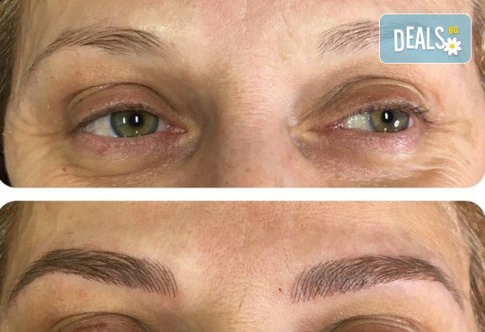 Красиво оформени и естествени вежди с траен ефект - технология микроблейдинг, косъм по косъм в Barber shop Habibi - Снимка 5