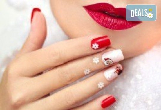 Подаръчна карта за Нея! За процедури от категория Красота фризьорство, козметика, маникюр, педикюр, солариум, епилация, мигли, грижа за лицето за 50, 100 или 200 лв. - Снимка 1