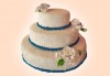 За Вашата сватба! Бутикова сватбена торта с АРТ декорация от Сладкарница Джорджо Джани - thumb 26