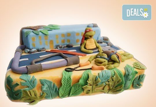 25 парчета! Голяма детска 3D торта с фигурална ръчно изработена декорация от Сладкарница Джорджо Джани - Снимка 24