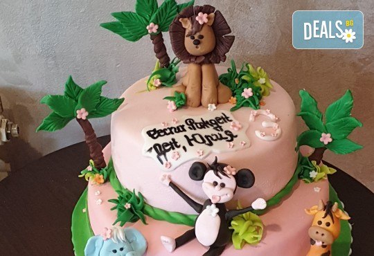 25 парчета! Голяма детска 3D торта с фигурална ръчно изработена декорация от Сладкарница Джорджо Джани - Снимка 52