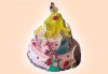 25 парчета! Голяма детска 3D торта с фигурална ръчно изработена декорация от Сладкарница Джорджо Джани - thumb 27