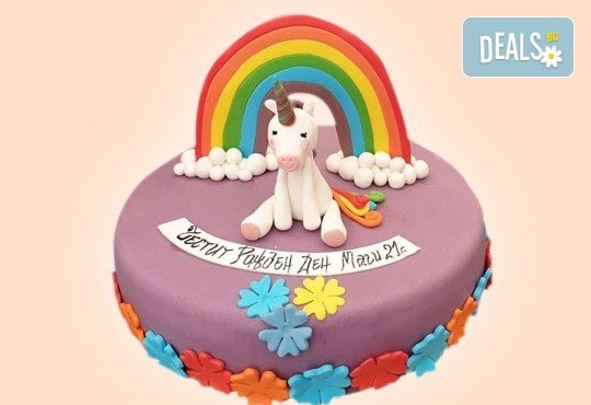 Торта за принцеси! Торти за момичета с 3D дизайн с еднорог или друг приказен герой от сладкарница Джорджо Джани - Снимка 3