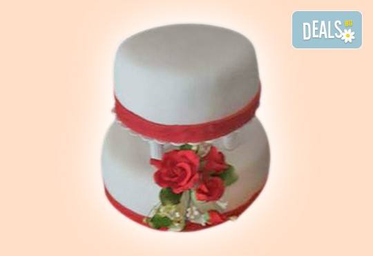 Торта с цветя! Празнична 3D торта с пъстри цветя, дизайн на Сладкарница Джорджо Джани - Снимка 45