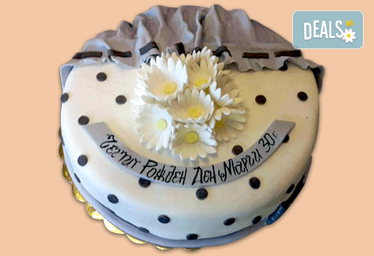 Торта с цветя! Празнична 3D торта с пъстри цветя, дизайн на Сладкарница Джорджо Джани - Снимка 21