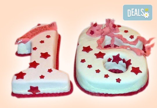 С цифри! Изкушаващо вкусна бутикова АРТ торта с цифри и размер по избор от Сладкарница Джорджо Джани - Снимка 13