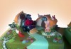 Смърфове, Миньони & Brawl stars! Голяма детска 3D торта 37 ПАРЧЕТА с фигурална ръчно изработена декорация от Сладкарница Джорджо Джани - thumb 22