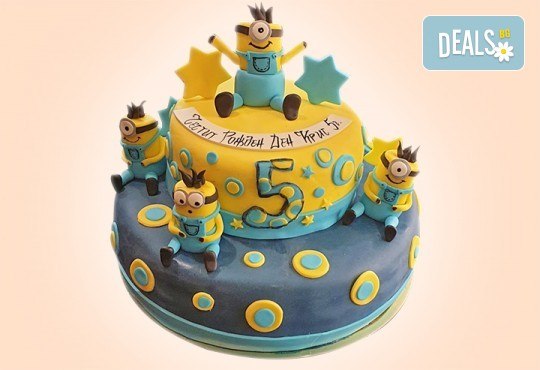 За момчета! Детска 3D торта за момчета с коли и герои от филмчета с ръчно моделирана декорация от Сладкарница Джорджо Джани - Снимка 84