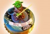 За момчета! Детска 3D торта за момчета с коли и герои от филмчета с ръчно моделирана декорация от Сладкарница Джорджо Джани - thumb 4