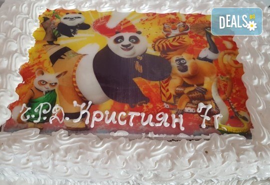 За момче! Торти за момчета: вземете голяма торта 20/ 25/ 30 парчета със снимка на герои от любимите детски филмчета - Нинджаго, Костенурките Нинджа, Спайдърмен и други от Сладкарница Джорджо Джани - Снимка 61