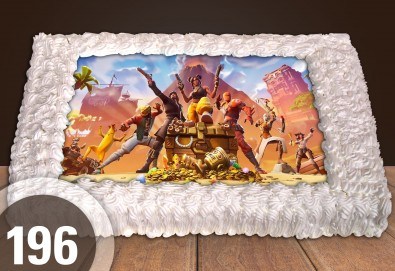 За момче! Торти за момчета: вземете голяма торта 20/ 25/ 30 парчета със снимка на герои от любимите детски филмчета - Нинджаго, Костенурките Нинджа, Спайдърмен и други от Сладкарница Джорджо Джани - Снимка