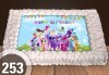 Голяма детска торта 20, 25 или 30 парчета със снимка на любим герой от Сладкарница Джорджо Джани - thumb 4