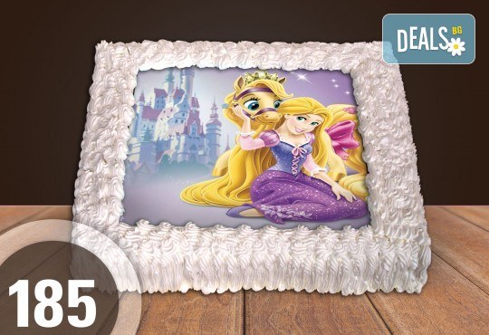 За най-малките! Голяма торта със снимка 20, 25 или 30 парчета за празника на Вашето дете с герой от филмче от Сладкарница Джорджо Джани - Снимка 23