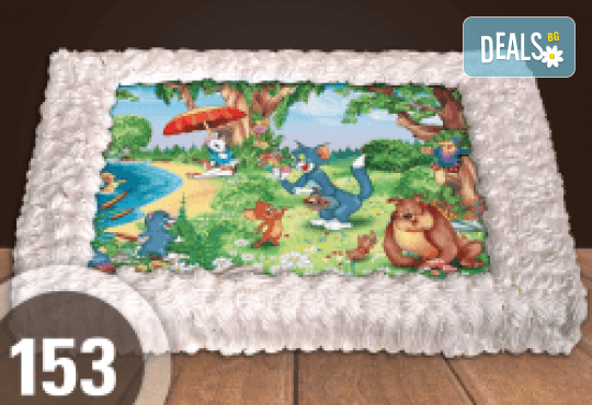 За най-малките! Голяма торта със снимка 20, 25 или 30 парчета за празника на Вашето дете с герой от филмче от Сладкарница Джорджо Джани - Снимка 37