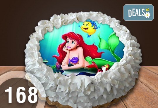 Детска торта с 16 парчета с крем и какаови блатове + детска снимка или снимка на клиента, от Сладкарница Джорджо Джани - Снимка 21