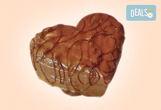 Торта Шоколадово сърце с 8, 12 или 16 парчета от Сладкарница Джорджо Джани - Снимка 4