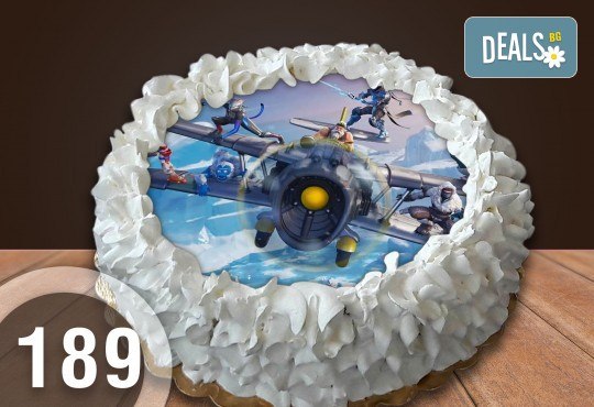 Детска торта с 12 парчета с крем и какаови блатове + детска снимка или снимка на клиента, от Сладкарница Джорджо Джани - Снимка 32