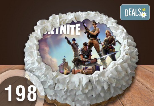 Детска торта с 12 парчета с крем и какаови блатове + детска снимка или снимка на клиента, от Сладкарница Джорджо Джани - Снимка 35