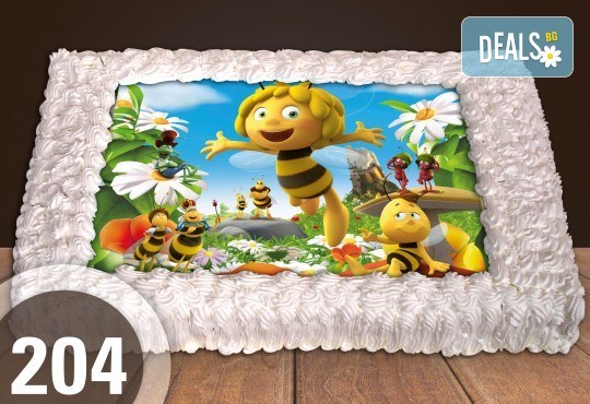 Експресна торта от днес за днес! Голяма детска торта 20, 25 или 30 парчета със снимка на любим герой от Сладкарница Джорджо Джани - Снимка 107