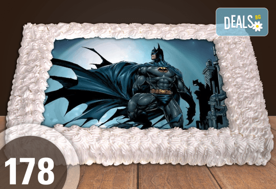 Експресна торта от днес за днес! Голяма детска торта 20, 25 или 30 парчета със снимка на любим герой от Сладкарница Джорджо Джани - Снимка 84