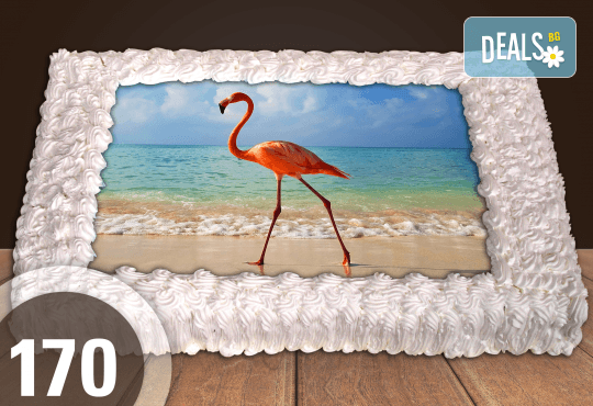 Експресна торта от днес за днес! Голяма детска торта 20, 25 или 30 парчета със снимка на любим герой от Сладкарница Джорджо Джани - Снимка 77